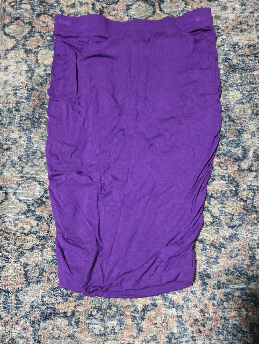 Elegant Purple Women's Pencil Skirt - Unbranded